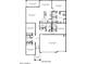 Detailed first-floor plan showcasing a 3-car garage, bedrooms, kitchen, dining room, great room, and covered patio at 12247 E Agave Ln, Florence, AZ 85132
