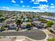 Expansive aerial view of the neighborhood showcasing the home's cul-de-sac location at 13608 N 19Th Pl, Phoenix, AZ 85022