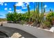 Landscaped front yard featuring drought-tolerant plants and mature Saguaro cactus at 13608 N 19Th Pl, Phoenix, AZ 85022