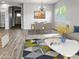 Open concept living space featuring dining area and living room with lots of natural light at 16006 W Electra Ln, Surprise, AZ 85387