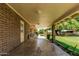 The covered patio is an inviting outdoor space for relaxation at 4402 W El Caminito Dr, Glendale, AZ 85302
