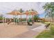 Community playground featuring shaded play structures, providing a fun and safe environment for  at 550 W Powell Way, Chandler, AZ 85248