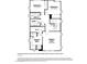 Upstairs floor plan showing bedrooms, bathrooms, walk-in closet and laundry at 613 W Winchester Dr, Chandler, AZ 85286