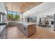 Open-concept kitchen and dining area with a large island and modern appliances at 733 W El Camino Dr, Phoenix, AZ 85021