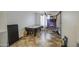 This game room features an air hockey table and a basketball arcade game at 7419 S 25Th Dr, Phoenix, AZ 85041