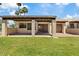 Private backyard patio with a covered area, perfect for outdoor living and relaxation at 7707 E Park View Dr, Mesa, AZ 85208