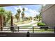 Enjoy the scenery from this balcony overlooking the lush green landscaping and golf course at 7777 E Main St # 227, Scottsdale, AZ 85251