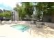 Relaxing hot tub area with plenty of lounge seating and lush surroundings at 7777 E Main St # 227, Scottsdale, AZ 85251
