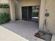 Relaxing back patio with tiled floor and convenient access to home at 7914 E Bonita Dr, Scottsdale, AZ 85250