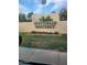 Scottsdale Monterey community sign with manicured landscaping and mature palm trees at 7914 E Bonita Dr, Scottsdale, AZ 85250