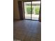 Living area sliding glass doors to private outdoor patio at 7914 E Bonita Dr, Scottsdale, AZ 85250