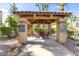 Outdoor gazebo with tile roof offers shaded seating for community residents at 8787 E Mountain View Rd # 1100, Scottsdale, AZ 85258