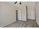 Bedroom with two closets, neutral walls, carpet, and two doors at 1015 S Val Vista Dr # 52, Mesa, AZ 85204