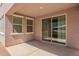 Covered patio with sliding door that creates a smooth transition between indoor/outdoor living at 12041 W Fillmore St, Avondale, AZ 85323