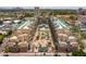 Expansive aerial view of a multi-story condo community showcasing beautiful landscaping and pool at 16 W Encanto Blvd # 110, Phoenix, AZ 85003