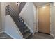 Staircase with modern metal railings at 16 W Encanto Blvd # 110, Phoenix, AZ 85003
