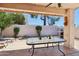 Charming covered patio, perfect for outdoor dining and relaxation at 2055 N 56Th St # 15, Mesa, AZ 85215