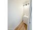 Small powder room with a white vanity and light fixture at 225 N Standage -- # 45, Mesa, AZ 85201