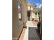 Inviting front entrance with a charming walkway and well-maintained landscaping at 23317 N Arrellaga Dr, Sun City West, AZ 85375