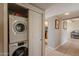 Stacked washer/dryer is featured in the hallway closet at 3600 N 5Th Ave # 302, Phoenix, AZ 85013