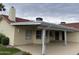 Home's back patio featuring a covered area and a view of the backyard space at 4801 E Sheena Dr, Scottsdale, AZ 85254