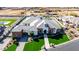 Stunning aerial view of the estate showcases its expansive layout, meticulously landscaped grounds, and exceptional curb appeal at 7482 S Mccormick Way, Queen Creek, AZ 85142
