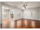 Bright living room with hardwood floors and lots of natural light at 3983 E Melinda Dr, Phoenix, AZ 85050