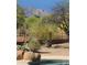 A lush desert backyard boasts mountain views and a refreshing swimming pool at 5141 E Rancho Tierra Dr, Cave Creek, AZ 85331