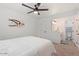 Comfortable bedroom featuring an attached bathroom providing convenience and privacy at 623 W Guadalupe Rd # 288, Mesa, AZ 85210