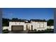 Charming single-story home with white stucco and detailed stonework, beautifully landscaped for curb appeal at 1111 E Peach Tree Dr, Chandler, AZ 85249