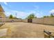 View of the home's large backyard at 1719 E Dana Ave, Mesa, AZ 85204