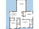 Second floorplan with bedrooms and bathrooms at 2014 W Rowel Rd, Phoenix, AZ 85085