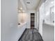 Modern bathroom featuring a large vanity, walk-in shower, and gray tile floors at 32366 N 133Rd Ln, Peoria, AZ 85383