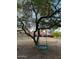Spacious backyard featuring a mature tree with a fun trampoline swing for outdoor enjoyment at 7702 W Piute Ave, Glendale, AZ 85308