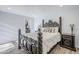 Elegantly designed primary bedroom features a luxurious bed and offers a serene space for rest and rejuvenation at 9275 E Mission Ln # 206, Scottsdale, AZ 85258