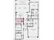 View of a home floor plan, featuring four bedrooms, three bathrooms, a three-car garage, and a kitchen at 10155 W Columbus Ave, Avondale, AZ 85392