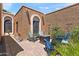 Relaxing courtyard features brick pavers, desert landscaping and comfortable seating at 10838 N 10Th St, Phoenix, AZ 85020