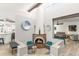 Bright and open living room featuring a unique fireplace at 10838 N 10Th St, Phoenix, AZ 85020
