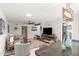 Bright living room featuring an entertainment center, fireplace, and comfortable furniture at 10838 N 10Th St, Phoenix, AZ 85020