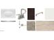 A variety of bathroom details including faucet, cabinetry, hardware, paint, carpet and flooring options at 15793 W Beryl Ave, Waddell, AZ 85355