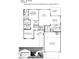 Floor plan of the home featuring a Primary bedroom, two baths, and a two car garage at 16222 W Silver Falls Dr, Surprise, AZ 85374