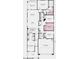 Detailed floor plan showcasing the layout of the home's living spaces, bedrooms, and bathrooms at 16784 W Hope Dr, Surprise, AZ 85388