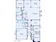 Detailed floor plan showcasing an open layout, spacious bedrooms, kitchen, bathrooms, and covered patio at 17636 W Pasadena Ave, Litchfield Park, AZ 85340