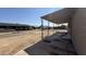 Backyard is spacious with a covered patio, surrounded by a fence for privacy at 20626 N 35Th Ave, Glendale, AZ 85308