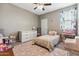 Cozy bedroom with star-patterned rug and playful decor, offering a fun, inviting space at 2237 S Jacana Ln, Gilbert, AZ 85295