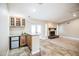 Entertainers delight with bar, mini fridge and fireplace, creating a cozy ambiance for gatherings at 2329 W Keating Ave, Mesa, AZ 85202