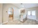 Inviting bar area with tile flooring, custom cabinetry, and convenient access to the outside with double doors at 2329 W Keating Ave, Mesa, AZ 85202