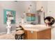 The bar features pendant lights and an elegant counter area with seating at 3166 N 158Th Ave, Goodyear, AZ 85395