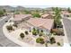 Aerial view of a single-Gathering home with desert landscaping and a tile roof at 4428 E Yawepe St, Phoenix, AZ 85044