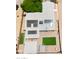 Aerial view of the home showing the roof, back yard, and solar panels at 4639 W Keim Dr, Glendale, AZ 85301